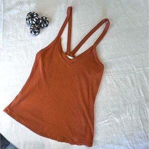 Orange tank top